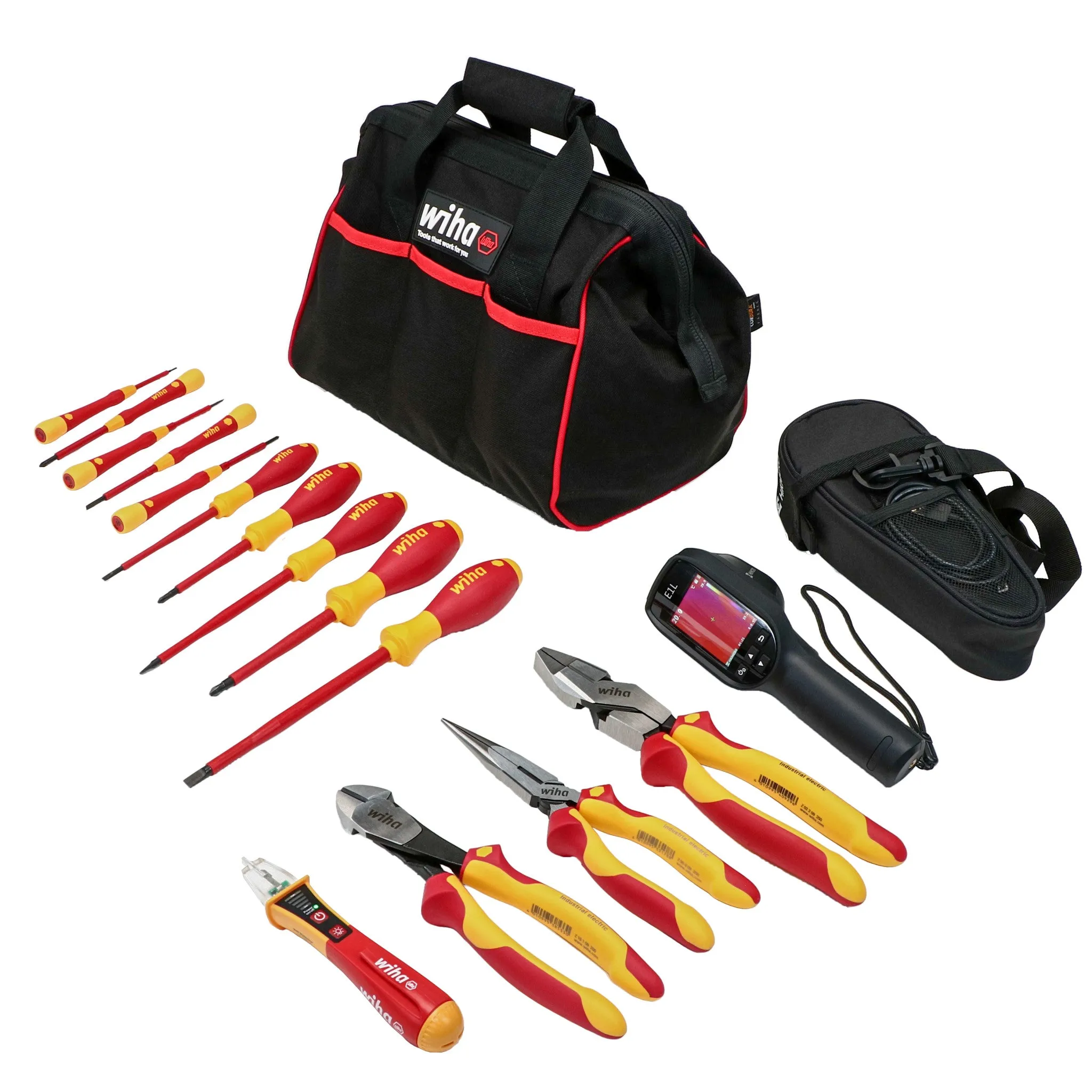 15 Piece Insulated Tool Kit with HIKMICRO Thermal Inspection Camera