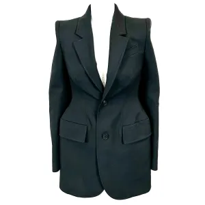 Balenciaga Brand New £2900 Black Hourglass Jacket XXS