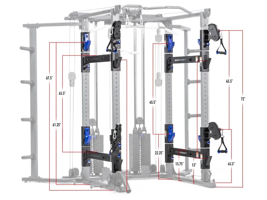 BodyCraft RFT PRO RACK FUNCTIONAL TRAINER