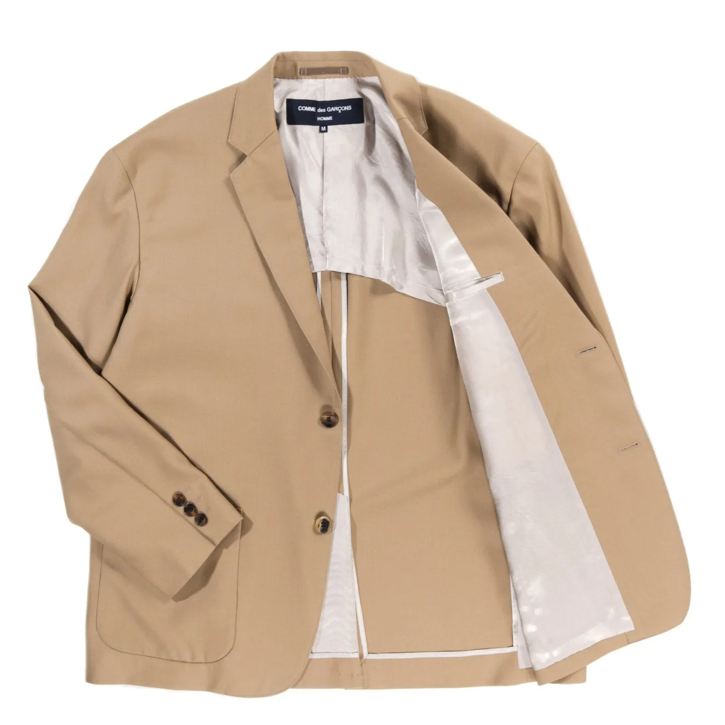 Beige Comme des Garcons Homme J006 Patch Pocket Blazer - Sleek and Stylish