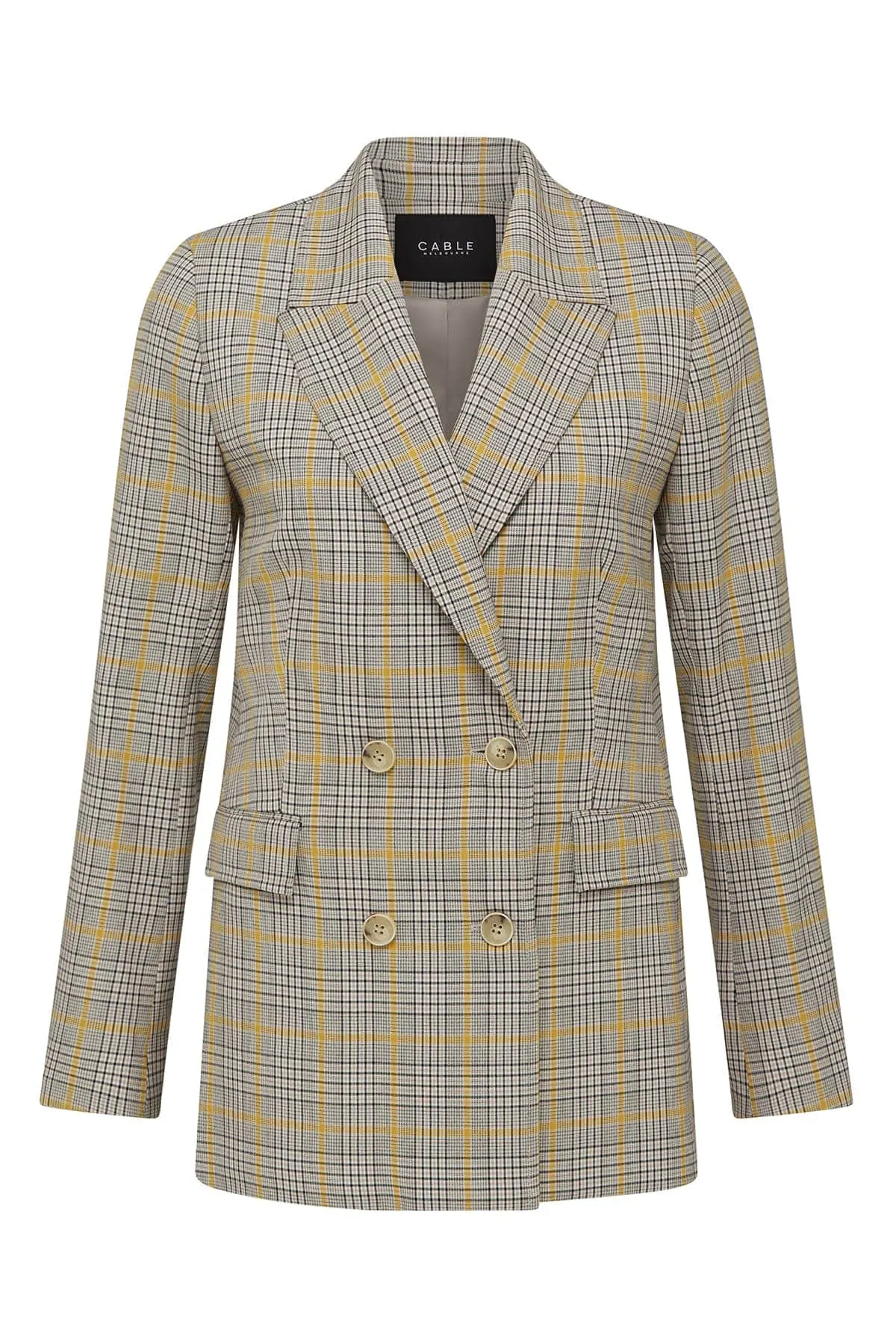 Elton Blazer - Yellow Check