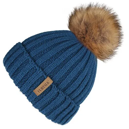 Fleece Lined Soft Casual Warm Knitted Winter Beanie