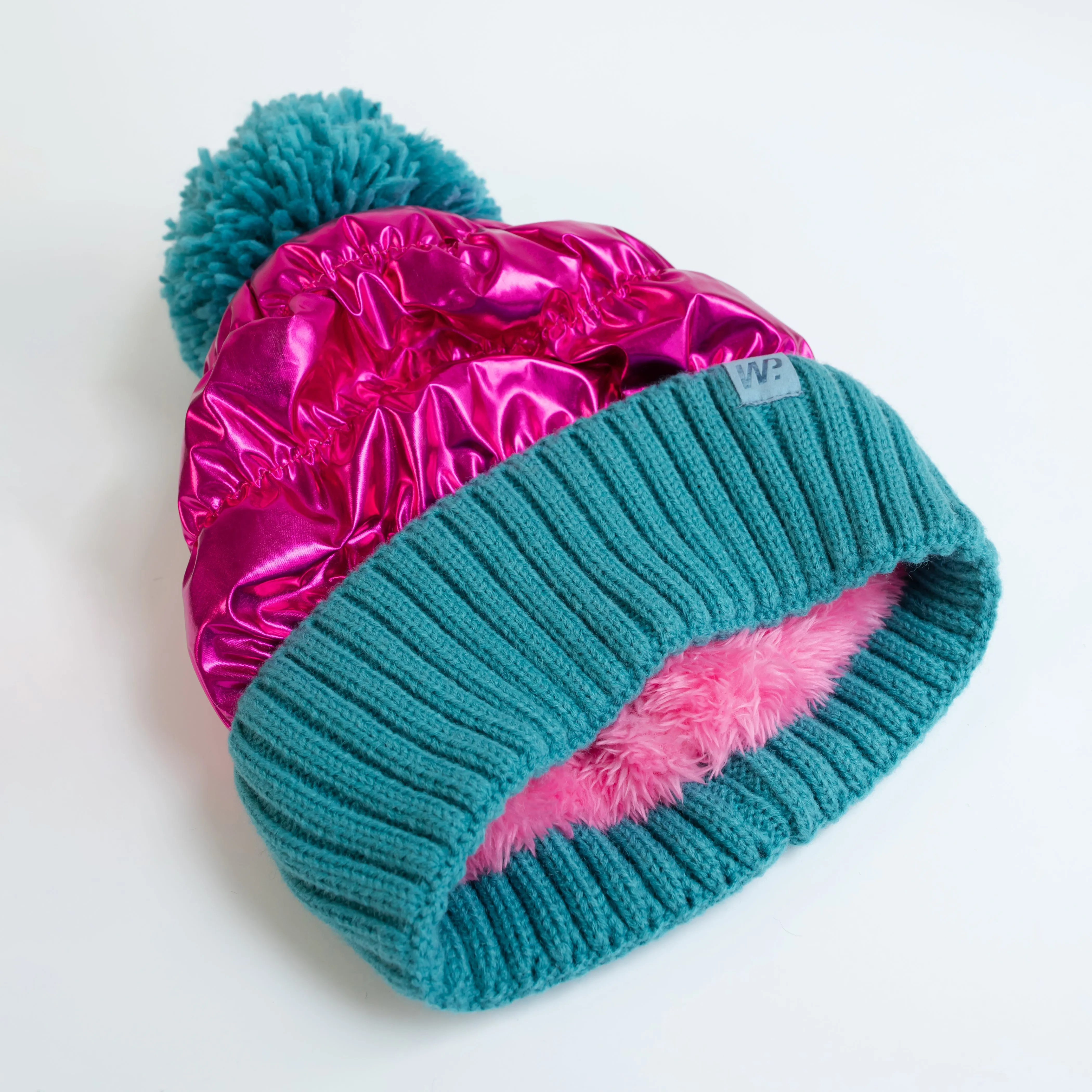 Girl's Metallic Magenta Toque