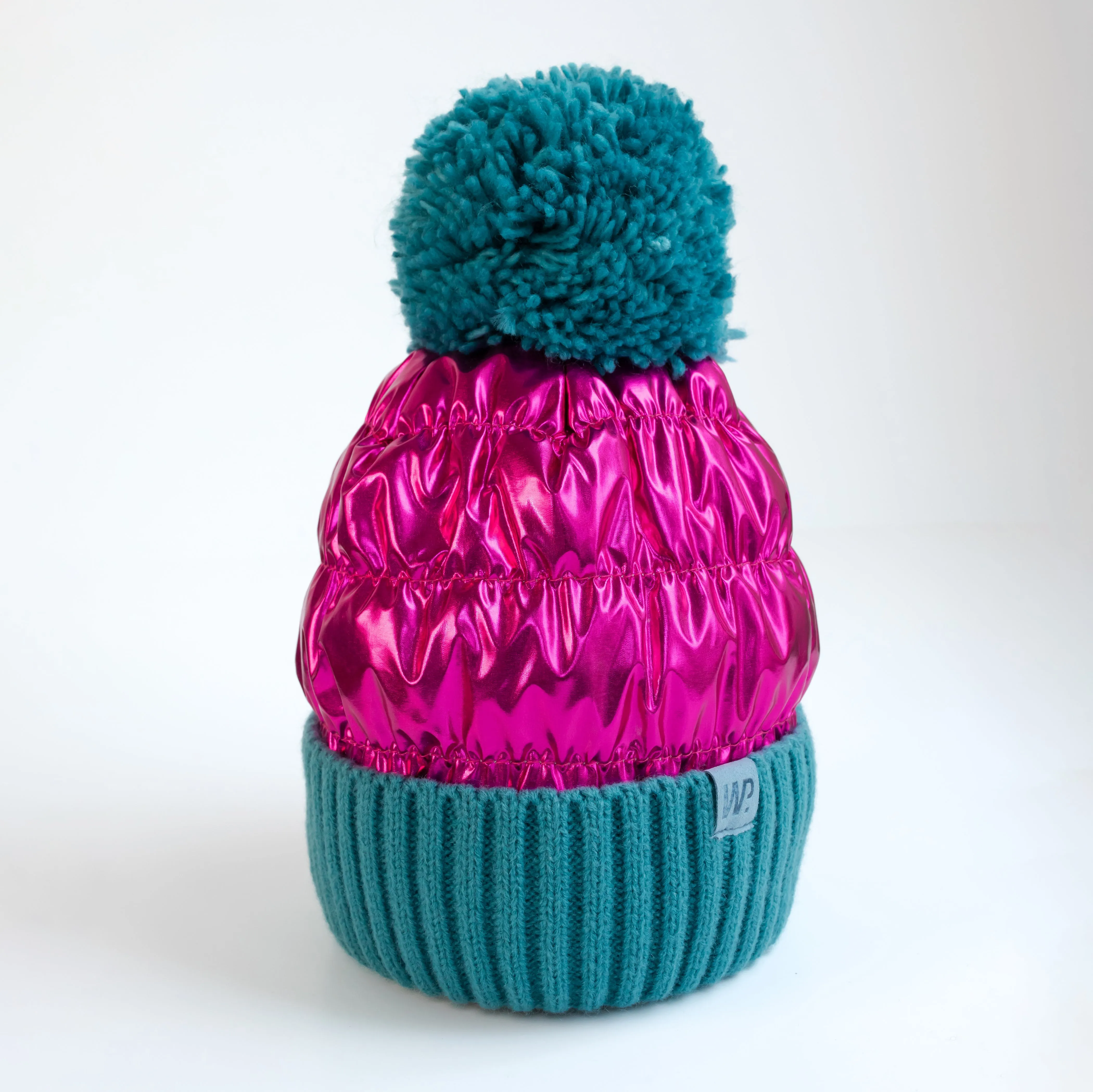 Girl's Metallic Magenta Toque