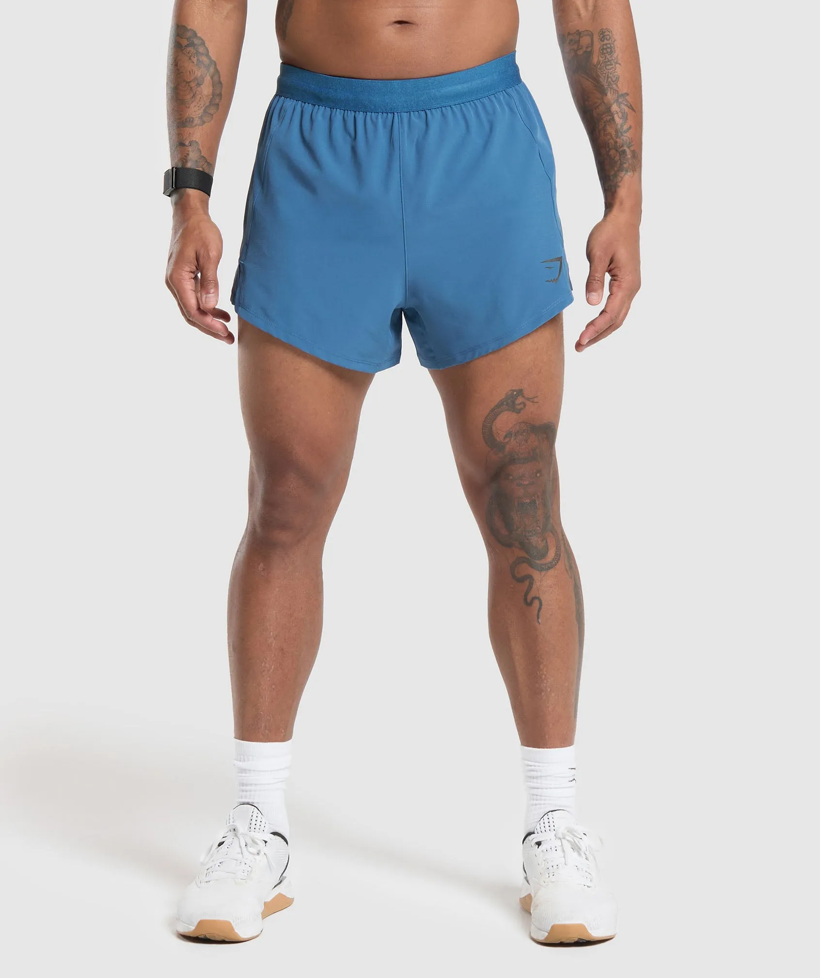 Gymshark Apex Run 5" Shorts - Utility Blue