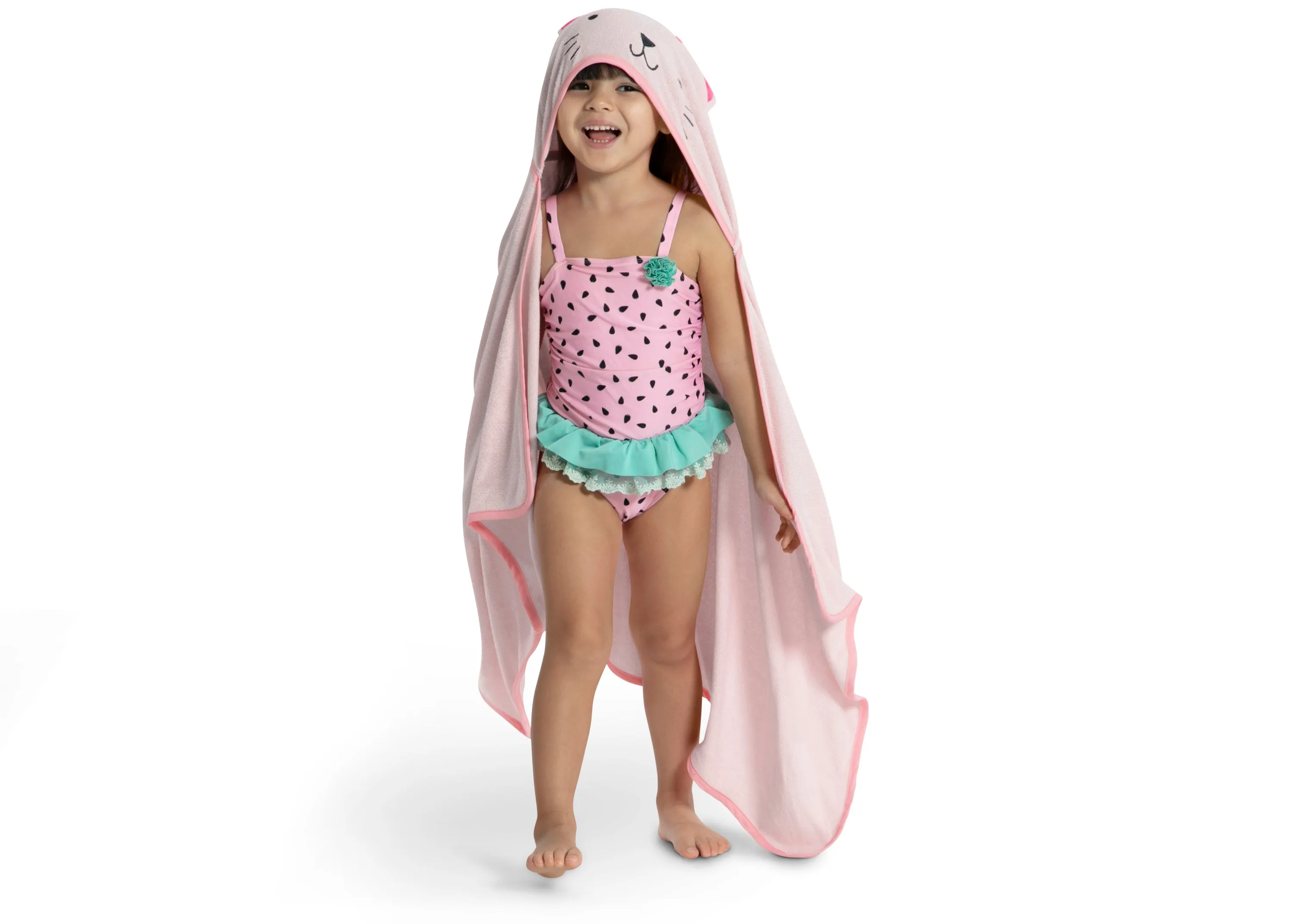 Kids Hooded Bath Towel with Pockets