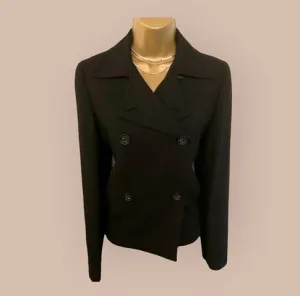 Marks & Spencer Black Double Breasted Jacket  UK 10 US 6 EU 38