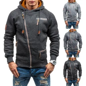 Men’s Hooded Zipper Sweater