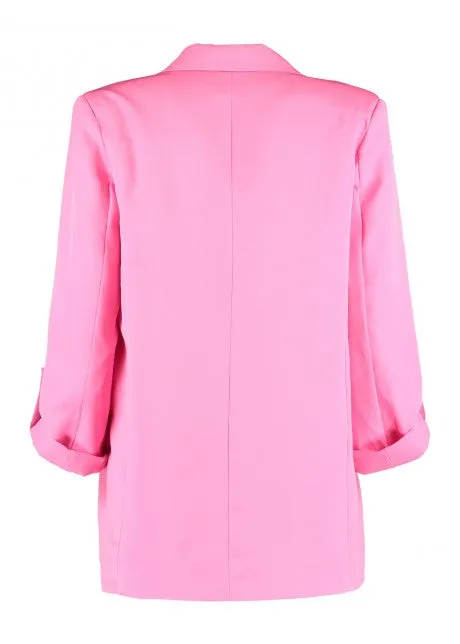 Nea Pink 3/4 Sleeve Blazer