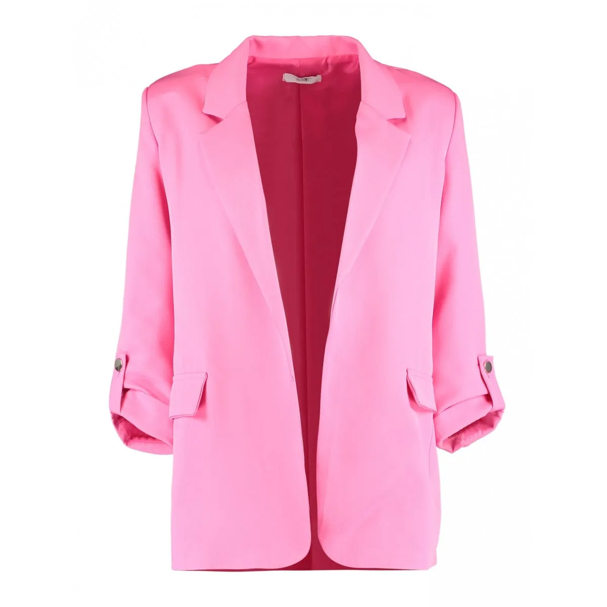 Nea Pink 3/4 Sleeve Blazer