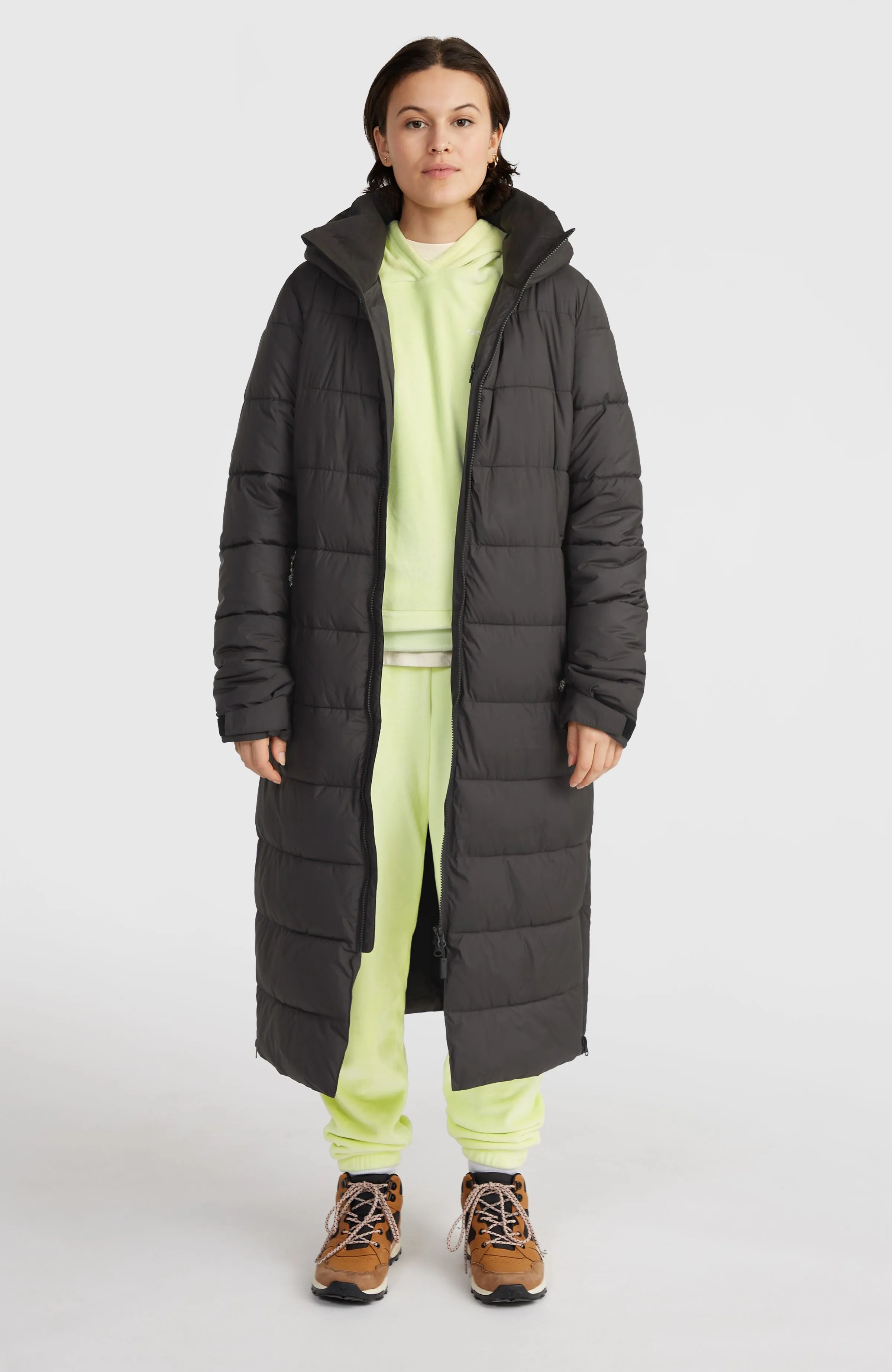 O'Riginals Long Puffer Jacket | Black Out