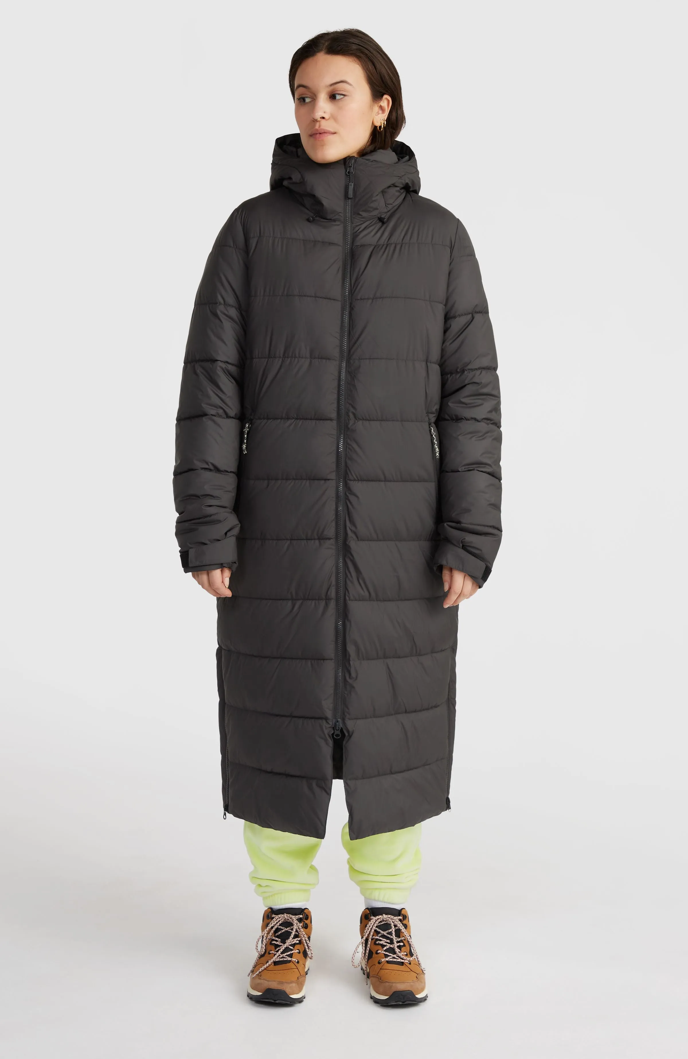 O'Riginals Long Puffer Jacket | Black Out