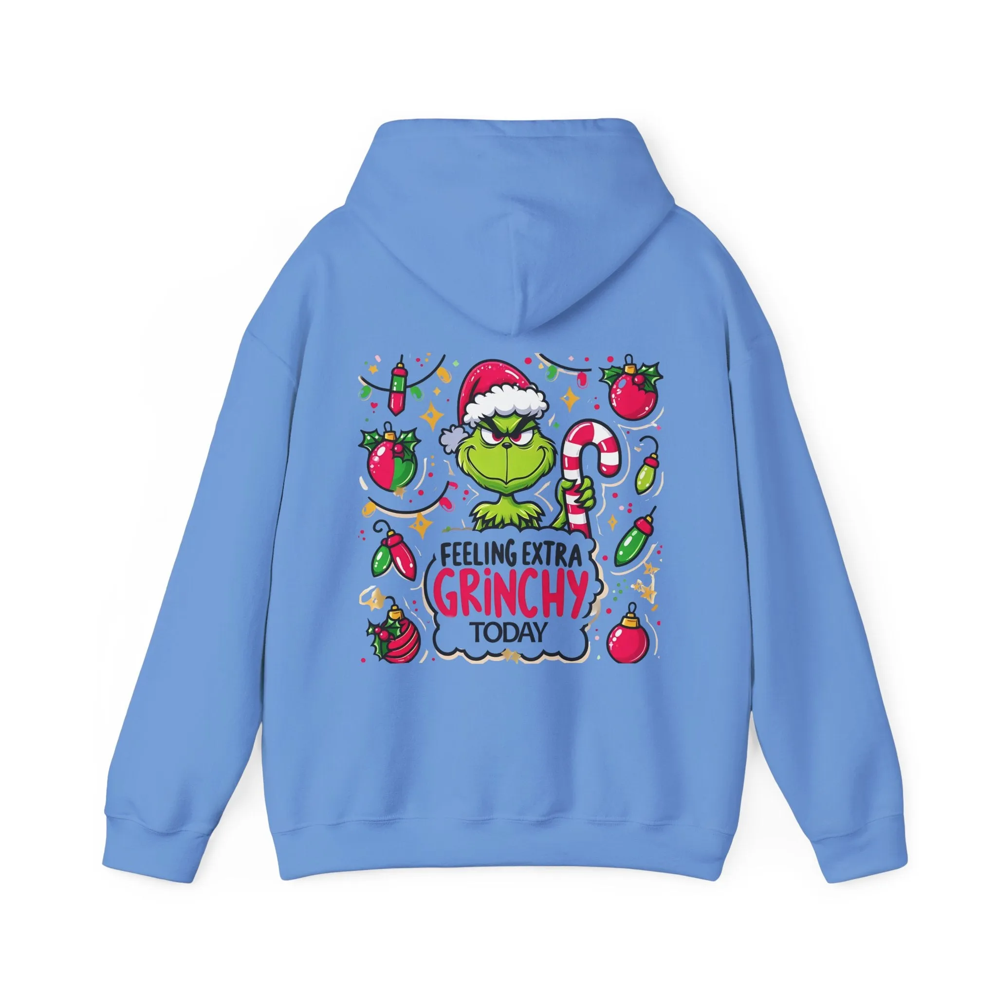 Princess Grace  Feeling Extra Grinchy Unisex Hooded Sweatshirt  Fun Holiday Apparel