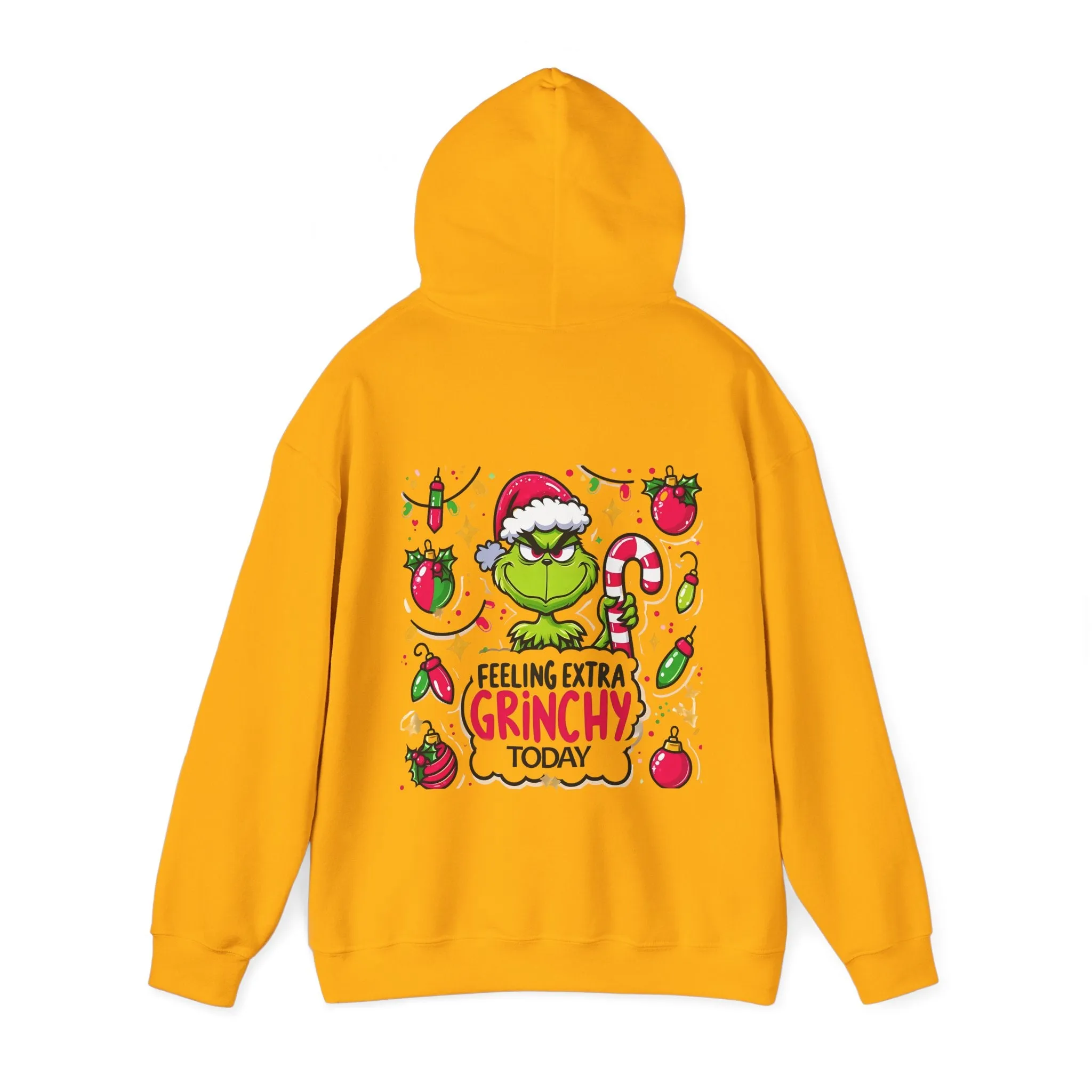 Princess Grace  Feeling Extra Grinchy Unisex Hooded Sweatshirt  Fun Holiday Apparel