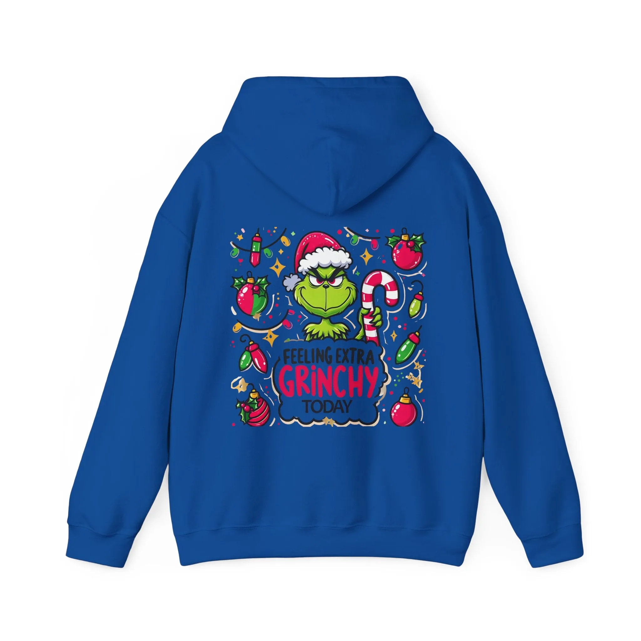 Princess Grace  Feeling Extra Grinchy Unisex Hooded Sweatshirt  Fun Holiday Apparel