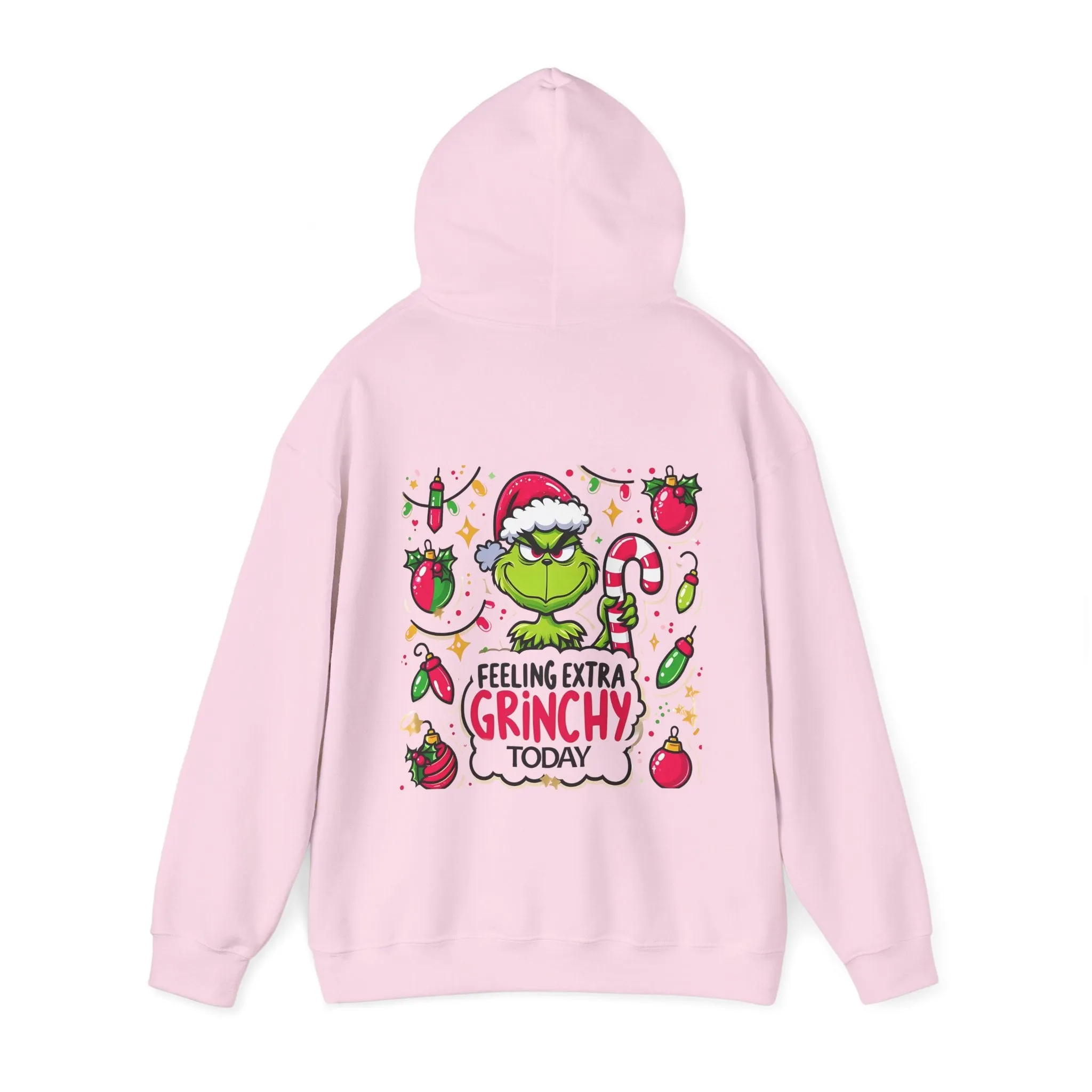 Princess Grace  Feeling Extra Grinchy Unisex Hooded Sweatshirt  Fun Holiday Apparel